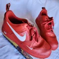 thumbnail image 1 of Ni - ke Ni - ke Air Force 1 '07 LV8 Overbranding Team Orange 13 Sneakers Shoes AJ7747-800, 1 of 5