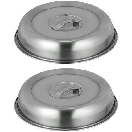 Frcolor Cover Dome Basting Melting Griddle Cheese Grill Steam Lid Steak Burger Steaming Metal Grilling Press Bacon Round