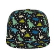 thumbnail image 2 of Balery Baseball Cap Flat Bill Hats for Men Adjustable Size for Running Workouts and Outdoor Activities All Seasons Dad Hat(Dinosaur ), 2 of 9