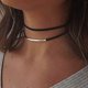 thumbnail image 1 of Choker Necklace Adjustable Black Collar Necklaces For Women And Girls, 1 of 4