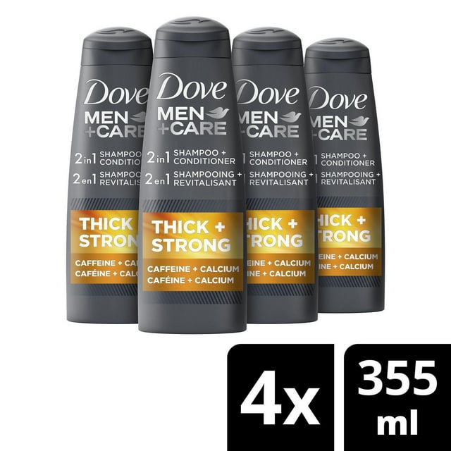 Shampooing + Revitalisant Dove Men Care Épais et Forts