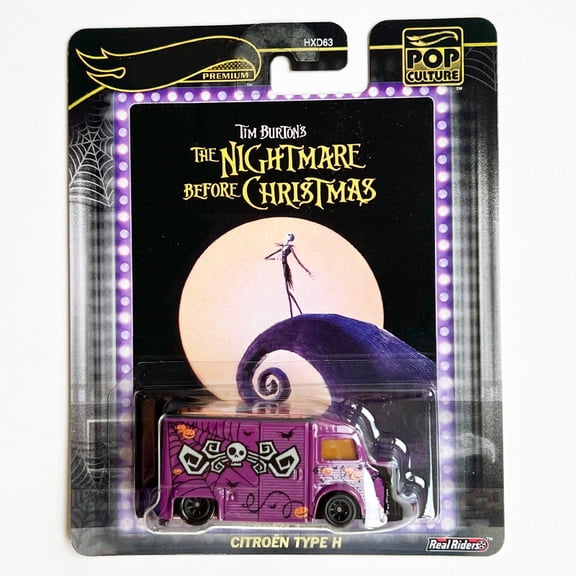 HW Premium 2025 The Nightmare Before Christmas Citroen Type H Pop Culture HXD63