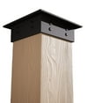 thumbnail image 3 of Ekena Millwork 10"W x 14'H Sand Blasted Endurathane Faux Wood Non-Tapered Square Column Wrap with Faux Iron Capital & Base, 3 of 17