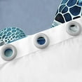 thumbnail image 3 of Erosebridal Cute Sea Turtle Curtains and Drapes (42x63), Sequin Print 30%-50% Blackout Curtains for Bedroom, Kawaii Sealife Curtains for Living Room, Window Curtains Bedroom Decor, 3 of 6