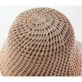 thumbnail image 7 of CoCopeaunts Womens Woven Sun Hats Floppy Wide Brim Bucket Hat Hollow Breathable Foldable Summer Beach Cap Straw Hat, 7 of 7