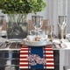thumbnail image 4 of Nueva Bandera de Mesa Del Día de La Independencia con Patrón de Camión Enano Patriótico, Mantel, Decoración de Mesa, Bufanda de Tira, 4 of 4