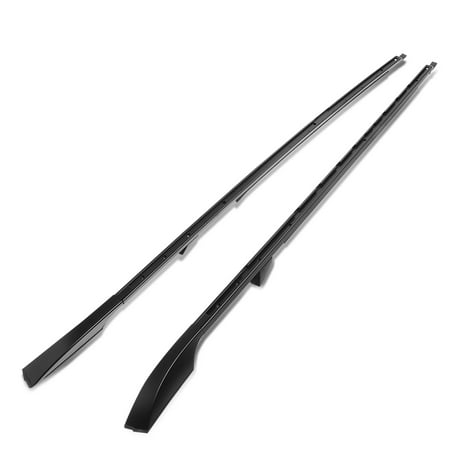 Roof Rail Crossbars - For 2005 to 2016 Land Rover LR3 / LR4 Pair OE Style Aluminum Bolt -On Roof Rack Side Rail Bar
