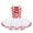 Red, variant on Girls Christmas Dance Costumes Candy Cane Striped Tutu Dress for Ballet Figure Ice Skating Black 10