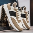 thumbnail image 2 of Men's Retro White Platform Sneakers - Non Slip Casual Walking Shoes for Men, 2 of 5