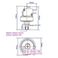 thumbnail image 2 of Interrupteur de Vide Réglable pour Pression d'Air Négative -90 à -10kPa 1/4 1/8, 2 of 3