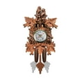thumbnail image 1 of Retro Cuckoo Wall Clock, Wooden Wall Clock, Decorative Clock with Alarm Function, Minimalist Design, Battery Powered, Wall Decor for Living Room, Mantle or Shelf, 1 of 1