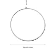 Anqidi 33.46/35.43 Aerial Hoop Kit Steel Aerial Lyra Hoop Dancing Circus Gymnastic Yoga Ring, Fully Strength Tested & Certified Max Load 253.5lb