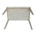 thumbnail image 4 of International Concepts Unfinished 36" Solid Dining Table with Shaker Legs, 4 of 6