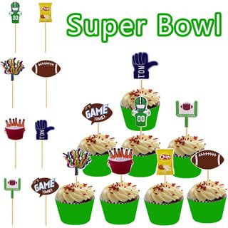 Melliful Football Themed Party Supplies Decorations Serve 10, Super Bowl  Tableware Kit for Touchdown Game Day Birthday Themed Party 