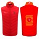 thumbnail image 1 of Bloque de Carga Usb, Cremallera Unisex un Control 2 Zona de Calefacción de Algodón Chaqueta, Caliente Chaqueta de Vestido para Hombre, 1 of 5