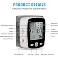 thumbnail image 6 of Portable Rechargeable Digital Blood Pressure Monitor With LCD Display, 2 X 99 Readings Memory For Home & Health Monitoring (Built-in Lithium Battery), 6 of 7