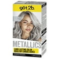 thumbnail image 3 of (2 pack) got2b Metallics Permanent Hair Dye, M71 Metallics Silver, Hair Color for Women & Men, 1 Kit, 3 of 14
