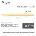 thumbnail image 3 of 100X Dia 0.68Mm-2.36Mm Multiple Types Spring Test Probe Pogo Pin Receptacle Tool R75-3S, 3 of 8
