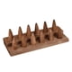 thumbnail image 4 of Expositor de anillos de madera de 12 dedos, organizador de anillos, regalo artesanal, vitrina compacta, ahorra espacio para tocador y encimera., 4 of 9