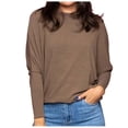 thumbnail image 1 of WEAIXIMIUNG Chemises à Boutons pour Femmes Manches Longues Chandail Décontracté pour Femmes Chandails Manches Longues Imprimé Tricoté Col Rond Hauts, 1 of 4