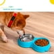 thumbnail image 3 of Tazon Entrenador Plato alimentacion lenta Bebedero Comedero azul 6.49 pulg Poli Pets PP-TPCLBBL, 3 of 8