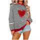 thumbnail image 2 of Xuyuer Christmas Sequins Sweatshirts Women Jolly Patch Crewneck Loose T-Shirt Xmas Long Sleeve Pullover Top, 2 of 6