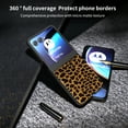 thumbnail image 2 of Allytechgroup Motorola Razr 2025 Ultra Case, Leopard Print Series Slim Fit Shockproof Rugged Drop Protection Hybrid Stylish Case Cover for Motorola Razr 2025 Ultra/ Razr 60 Ultra,Gold, 2 of 5