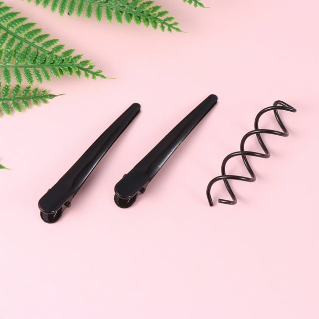 MERRYHAPY 71pcs Hairdressing Tools Set Black Hair Bun Maker Kit for Barber Shop Cosmetology Students