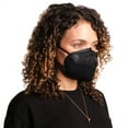 thumbnail image 3 of Masque Facial Respirateur KN95 Noir Scellé Individuellement (Forme Cône), 3 of 4