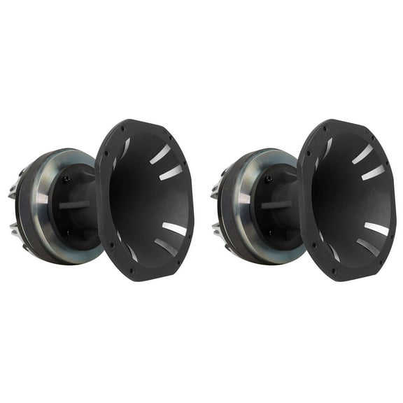 2 Rockville HT151 3" 450w Car/Pro Aluminum Horn Titanium Tweeters 3" Voice Coils