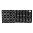 thumbnail image 4 of 888 Display USA - 50 Black Foam Gem Jars Showcase with Black Stackable Display Tray, 4 of 6