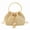 Gold, variant on Rhinestone Tassel Bucket Bag Sparkling Evening Clutch Diamond Purse with Detachable Strap for Wedding Party