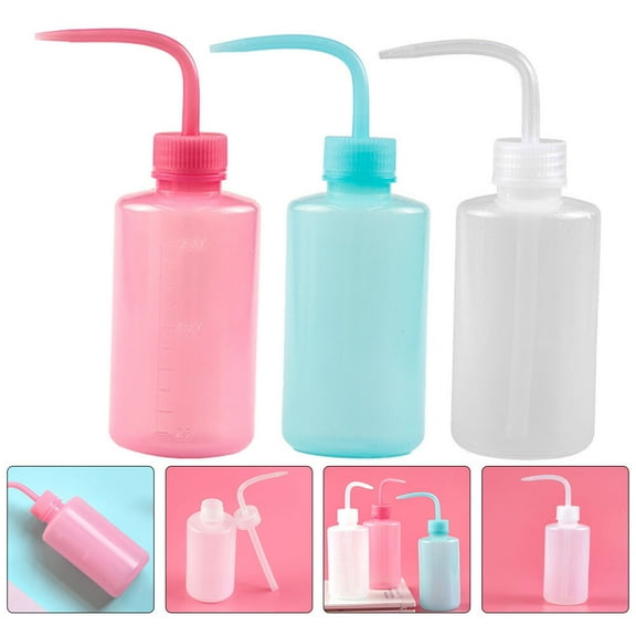 Raindrops  6 Pcs Misting Eyelash Cleansing Bottle Cleaning Leakproof Bottles