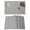 Grey, variant on Pink Geometric Placemats Set of 12, Modern Minimalism Solid Color Striped Placemats for Dining Table, Place Mats for Kitchen Tabletop, Waterproof Wipeable Dining Table Mats Set