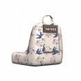 thumbnail image 2 of Romantic Reading Pillow Cover, Floral Bouquet and Swallow Birds Pattern, Unstuffed Printed Bed Rest Case from Soft Fabric, Small, Indigo Champagne, by Ambesonne, 2 of 4