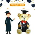 thumbnail image 3 of InfleasJoiy Graduation Season Bear 4FT Outdoor Inflatable Decoration with LED Lights, 3 of 5