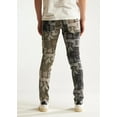 thumbnail image 4 of Embellish NYC Men's Black Two Tone Paisley Skinny Fit Stretch Denim Jeans (40, Black Two Tone), 4 of 4