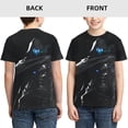 thumbnail image 4 of Valoranta Omen Youth T-Shirts Graphic Shirts Blouse For Teen Boys Girls Casual Short Sleeve Tee Tops Large, 4 of 6