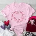 thumbnail image 5 of SnZhen Womens Valentine's Day Printed Tops Ladies' Fashion Round Neck Short Sleeve Round Neck Top/Shirt, 5 of 5