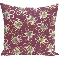 Simply Daisy 16" x 16" Penelope Floral Geometric Print Pillow