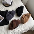 thumbnail image 4 of CoCopeaunts Winter Warm Brimless Melon Cap Women Hip Hop Beanie Artificial Lamb Wool Hat Women Skullcap Cuff Docker Fisherman Beanies Hats, 4 of 6