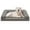 Gray-M, variant on Pefilos 36" Egg-Foam Dog Bed with 3-Side Bolster, Pet Sofa Bed for Small Medium Dogs, Removable Washable Bed Cover Dog Crate Bed, Gray