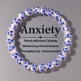 thumbnail image 1 of Pulsera de cuentas de piedra natural para hombre y mujer, meditación zen, energía, elástica y ajustable, 1 of 6