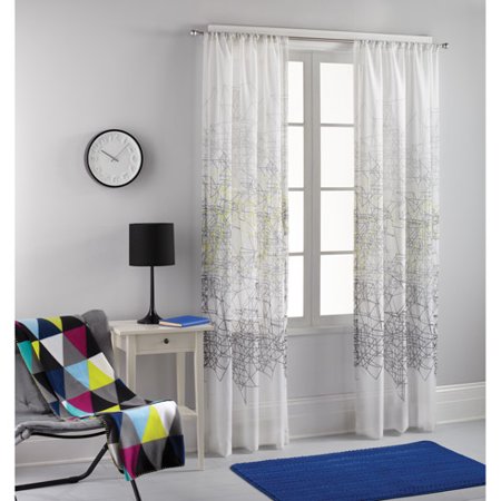 Mainstays Room Darkening Panels Print 84 - Walmart.com