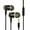 Black Golden, variant on Mightlink Earbuds Wired with Microphone, Noise Cancelling in-Ear Headphones, Earphones Compatible with 3.5mm Jack