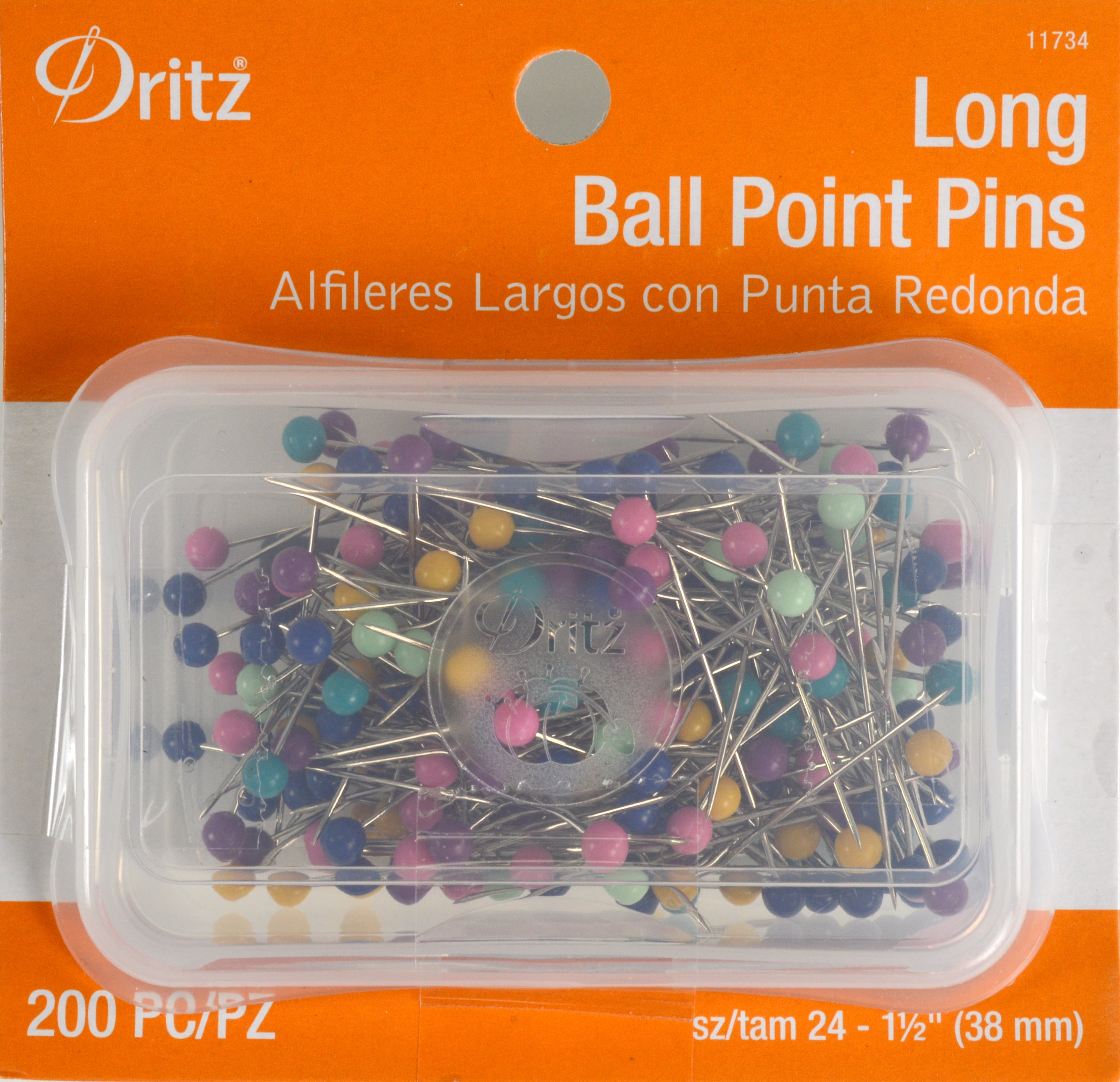 Dritz Ball Point Pins, 200 Count