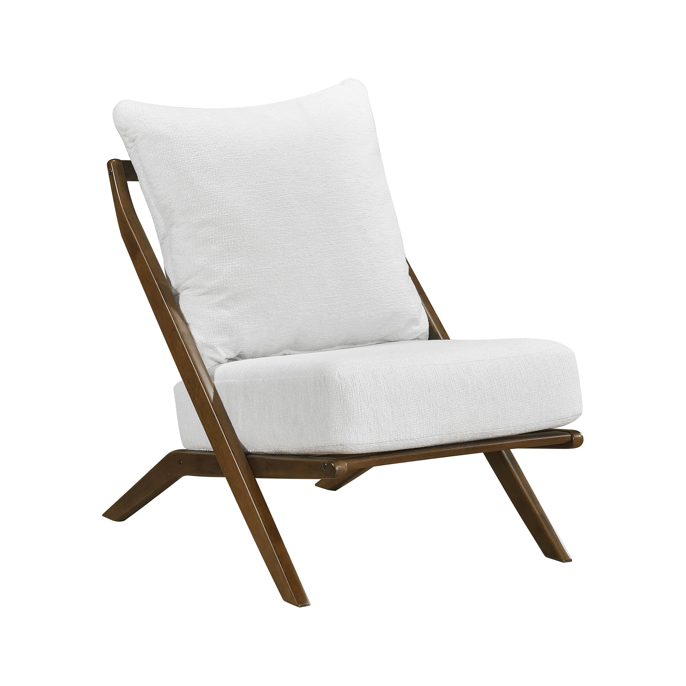 OakvillePark Ovela Textured Fabric Accent Chair, Beige