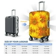 thumbnail image 6 of Haiem 3d Sunflowers Luggage Cover,Durable, Washable Suitcase Protector With Anti-Scratch Technology - Keep Your Luggage Looking New Small, 6 of 9