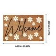 thumbnail image 3 of Kezqiaxn Outdoor Rug Clearance! Summer Door Mat Foor Carpet, Non Slip Porch Rug, Water Absorbing Bathroom Kitchen And Entrance Carpet (40*60cm), 3 of 5