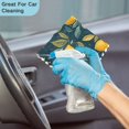 thumbnail image 4 of Yayeee 6 Pack Kitchen Dish Cloths Set for Washing Soft Drying Absorbent Microfiber Towels, Blue Lemons, 4 of 9